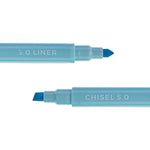 Ooly Pastel Liners Double-Ended Pastel Markers - Set of 8