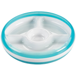 OXO Tot Divided Plate with Removable Ring - Aqua
