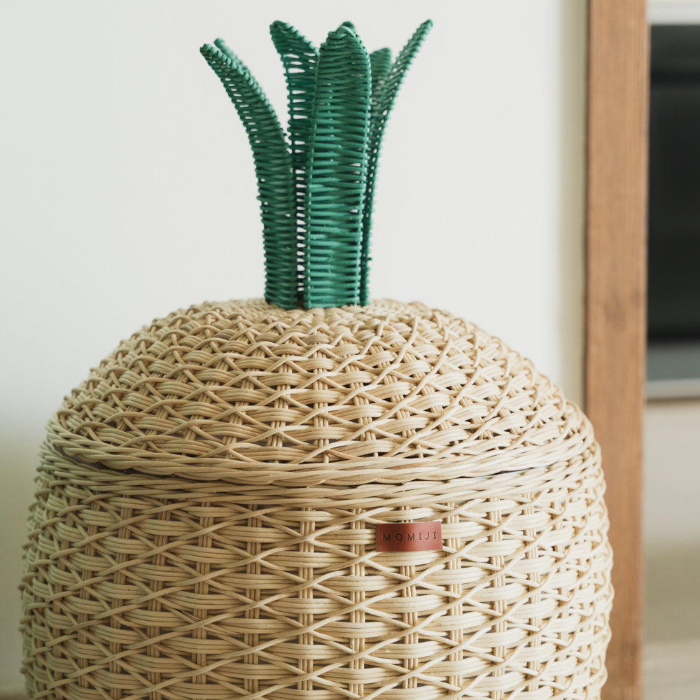 MOMIJI Pineapple Storage Basket Large - Natural