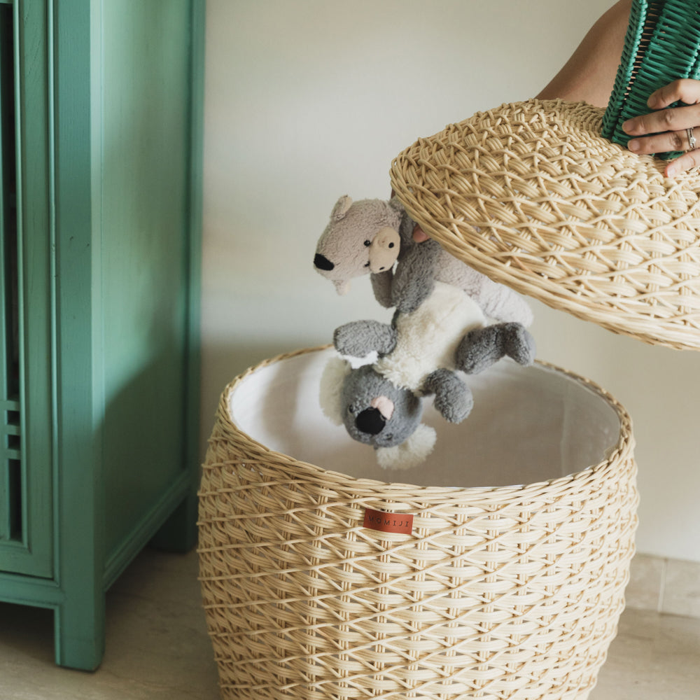 MOMIJI Pineapple Storage Basket Large - Natural