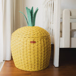 MOMIJI Pineapple Storage Basket Large - Yellow