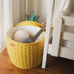 MOMIJI Pineapple Storage Basket Large - Yellow