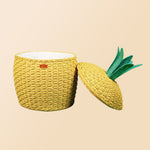 MOMIJI Pineapple Storage Basket Large - Yellow