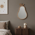 Pear Rattan Mirror