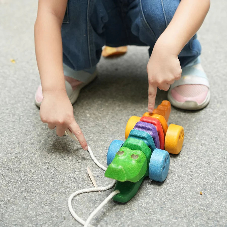 PLANTOYS Dancing Alligator Rainbow