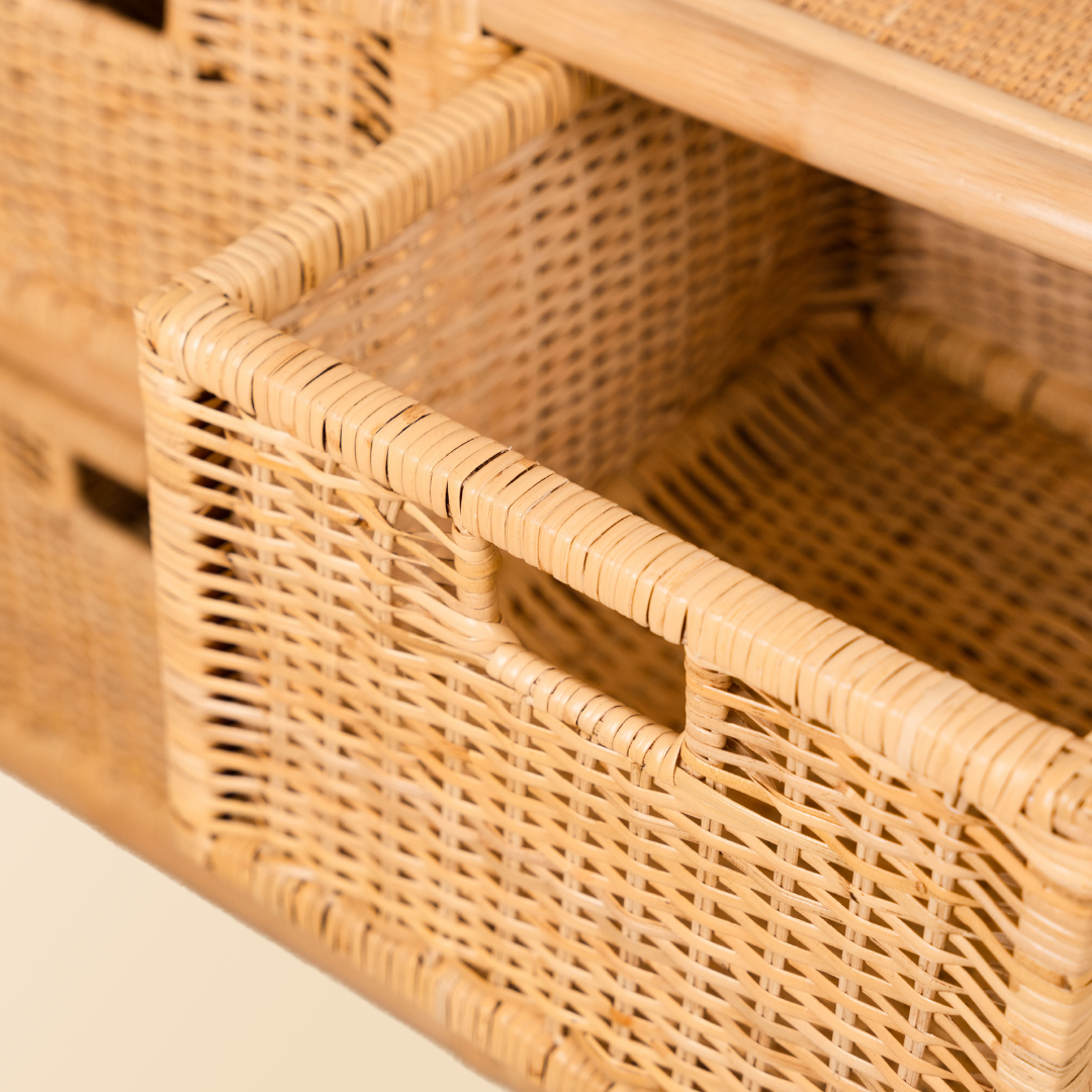 MOMIJI Belle Clothes Rack with 4 Drawers