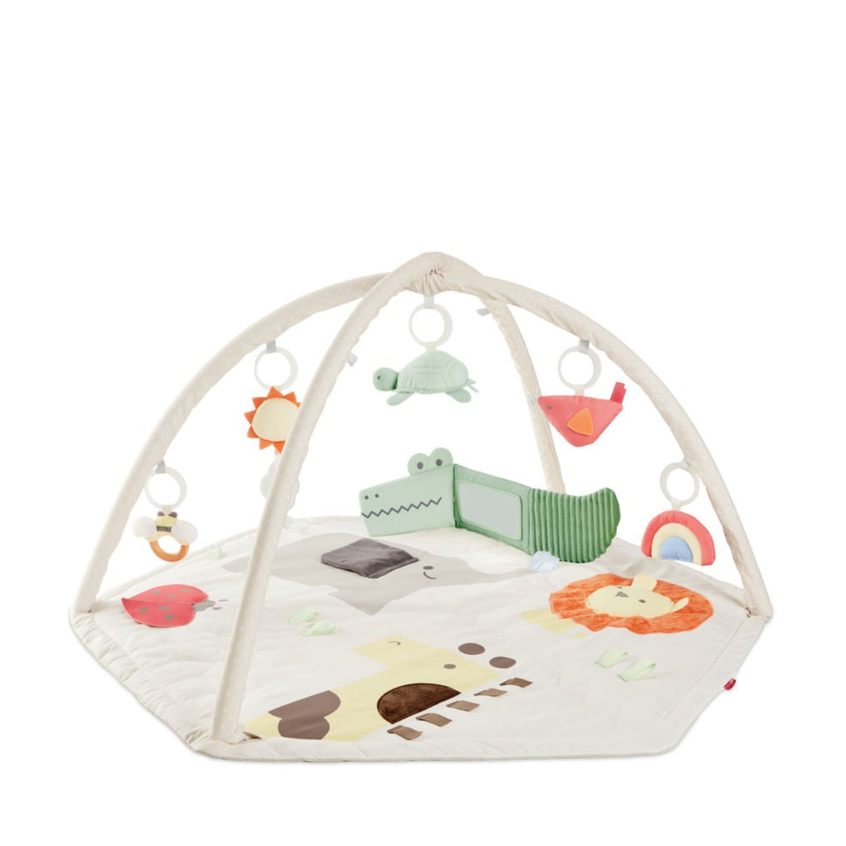 Skip Hop Geometric Wonders Activity Gym (With Crocodile Tummy Time Mirror)