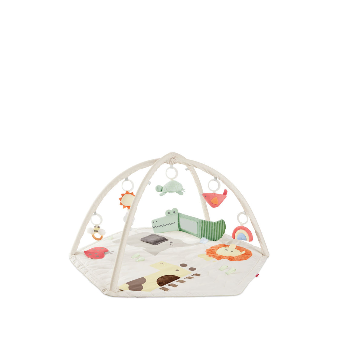 Skip Hop Geometric Wonders Activity Gym (With Crocodile Tummy Time Mirror)