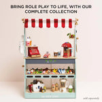 Le Toy Van Wooden Market Crate - Orchard Fruits