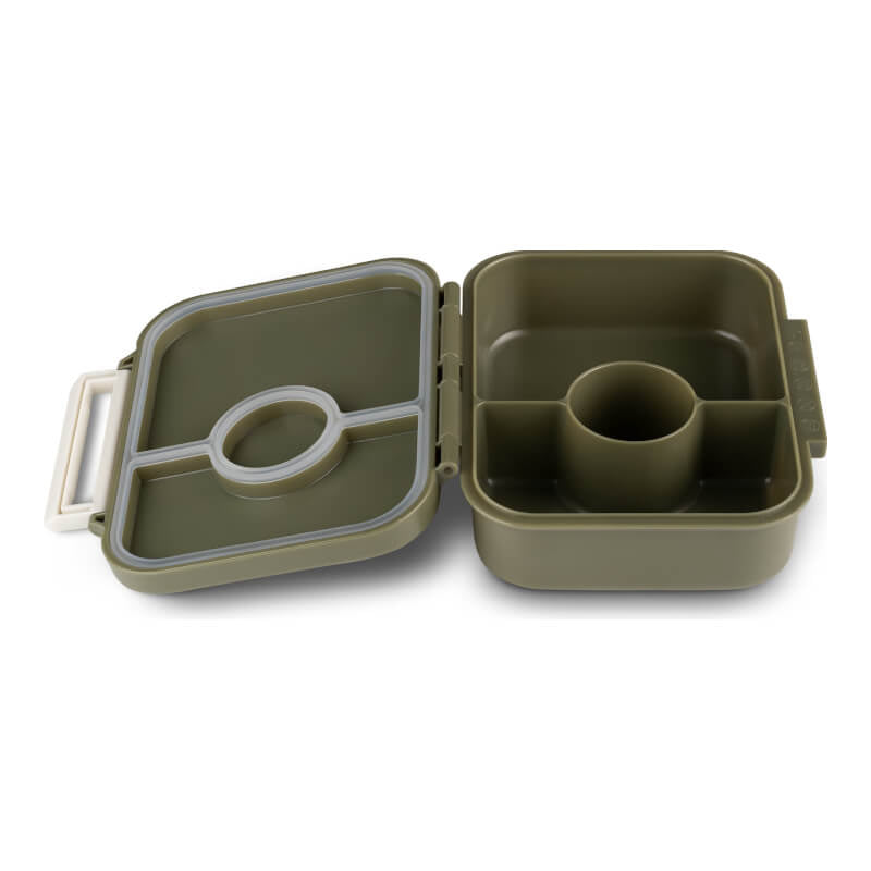 Citron Absolut Tritan Snackbox with 3 Compartments - Olive Green