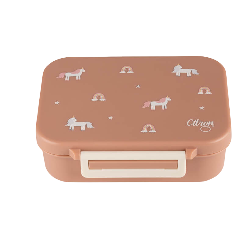 Citron Absolut Tritan Snackbox with 3 Compartments - Unicorn