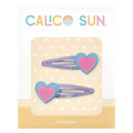 Calico Sun Alexa Hair Clips - Heart