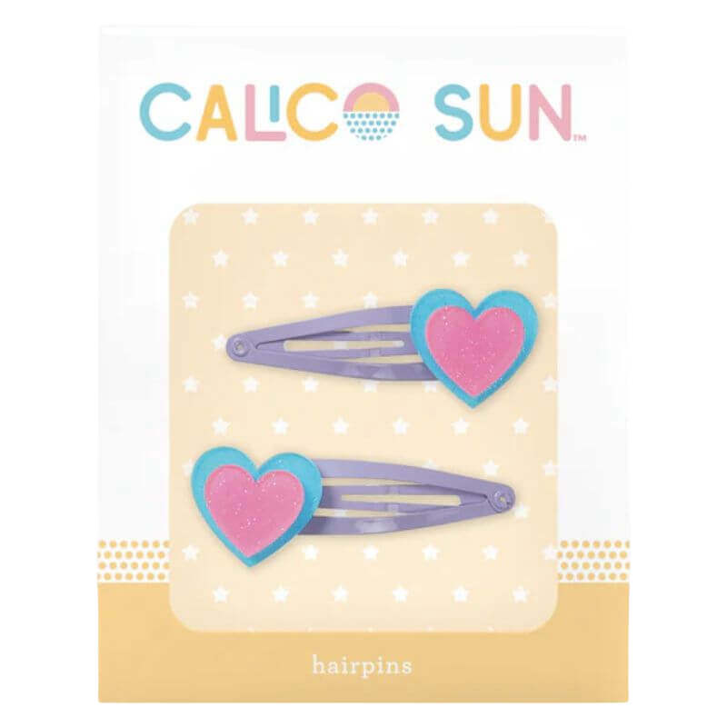 Calico Sun Alexa Hair Clips - Heart