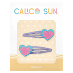 Calico Sun Alexa Hair Clips - Heart