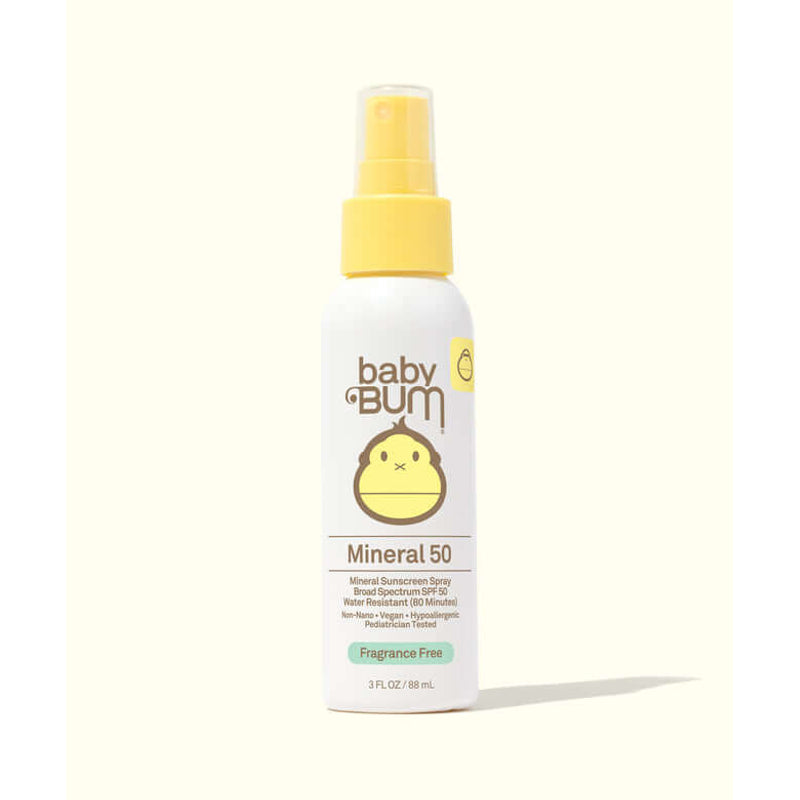 Sun Bum Baby Bum SPF 50 Mineral Spray (3 FL Oz / 88ml)
