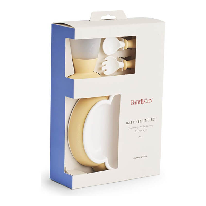 BabyBjorn Baby Feeding Set - Powder Yellow