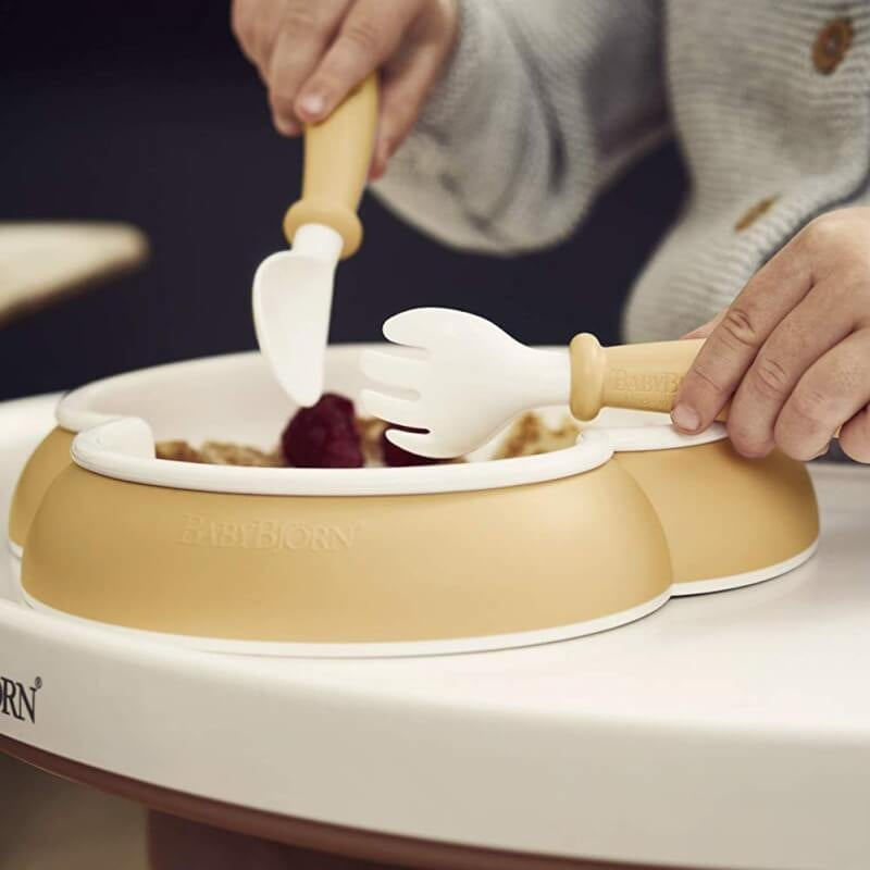 BabyBjorn Baby Feeding Set - Powder Yellow