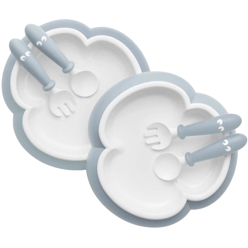 BabyBjorn Baby Plate, Spoon and Fork, 2-Sets