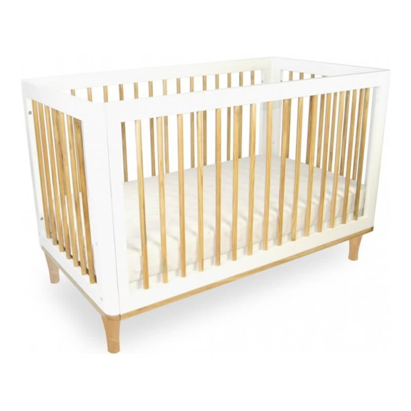 Babyhood Babyhood 5-in-1 Riya Cot - White/Beech