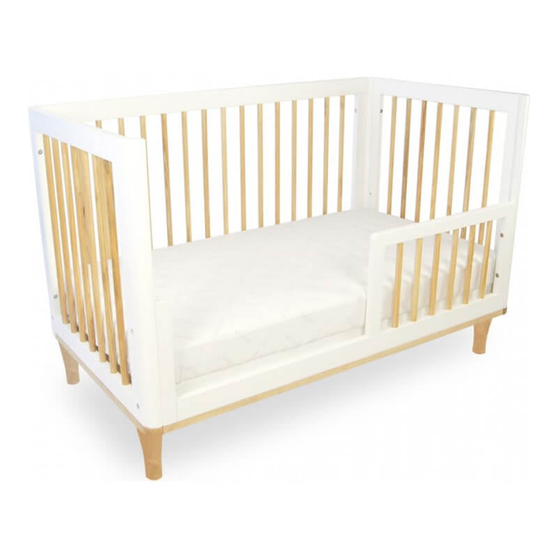 Babyhood Babyhood 5-in-1 Riya Cot - White/Beech