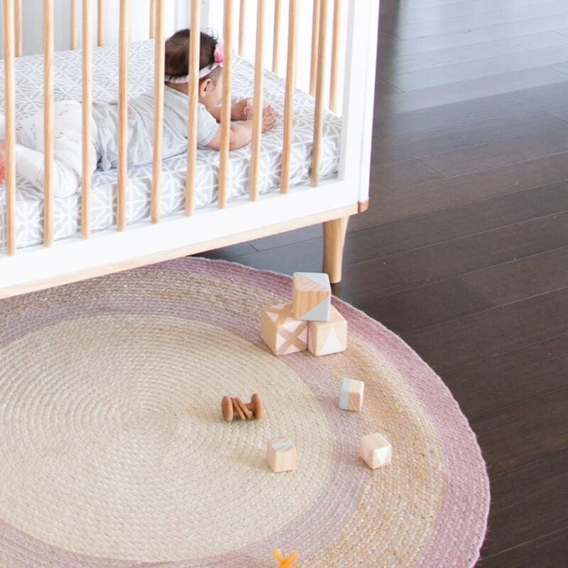 Babyhood Babyhood 5-in-1 Riya Cot - White/Beech