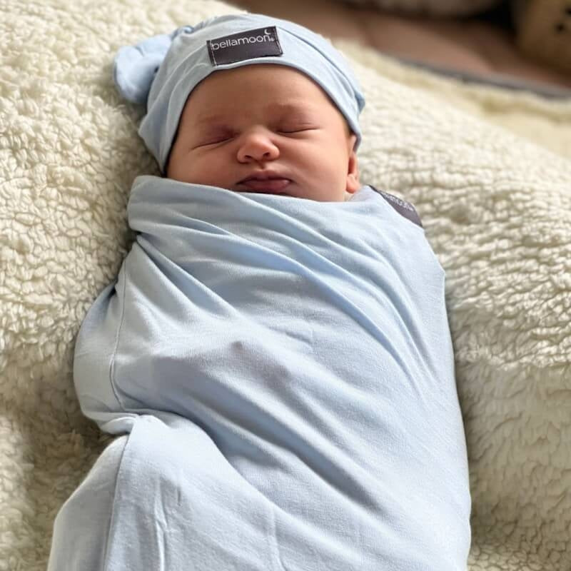 BellaMoon Bamboo Swaddle Sack and Beanie Hat - Fairy Tree