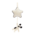 Jellycat Jellycat Bashful Black & Cream Puppy Musical Pull 30x20cm