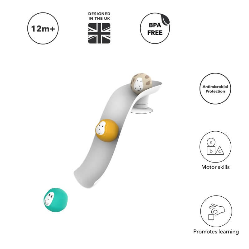 Matchstick Monkey Bathtime Slideset - White