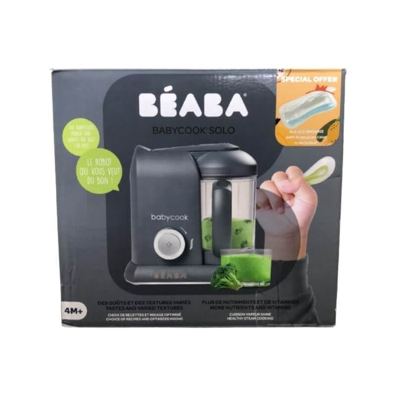 Beaba Babycook Solo - Dark Grey Bundle