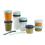 Beaba Expert Pack Meal & Food Storage Set - 12 Clip Portions + 2 Silicone Spoons