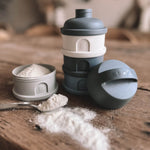 Beaba Formula & Snacks Container - Mineral Grey/Blue