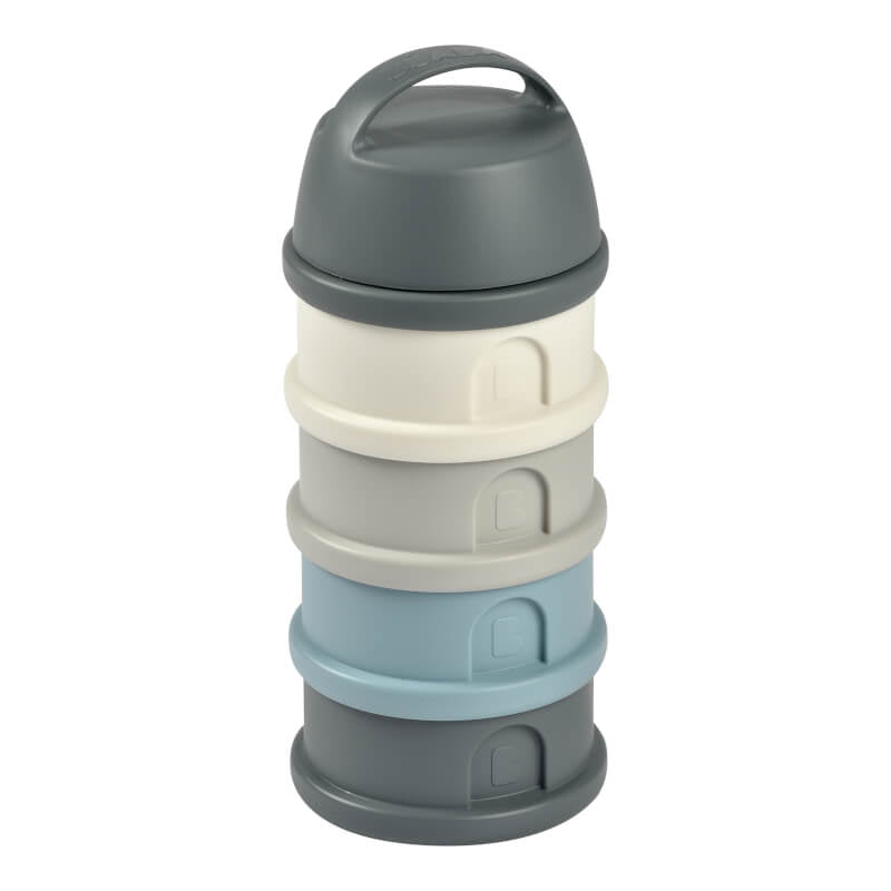 Beaba Formula & Snacks Container - Mineral Grey/Blue