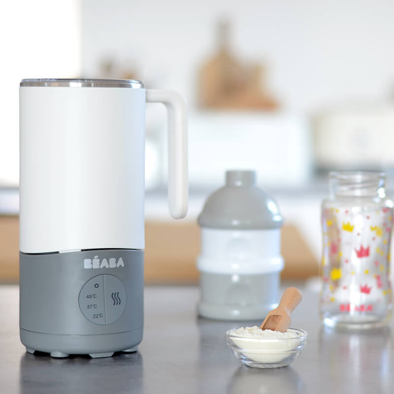 Beaba Milk Prep (BS Plug) - White Grey