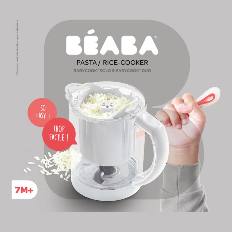 Beaba Pasta / Rice Cooker (for Babycook Solo / Babycook Duo) -  White