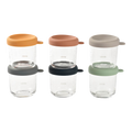 Beaba Glass & Silicone Containers 6 Pack - 250ml