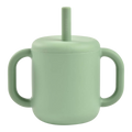 Beaba Silicone Straw Cup - Sage Green