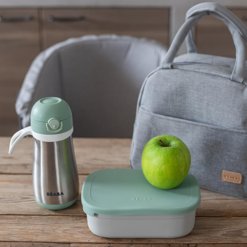 Beaba Stainless Steel Lunch Box - Sage Green
