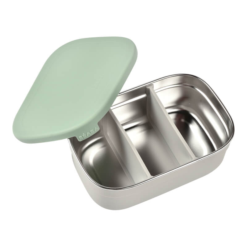 Beaba Stainless Steel Lunch Box - Sage Green