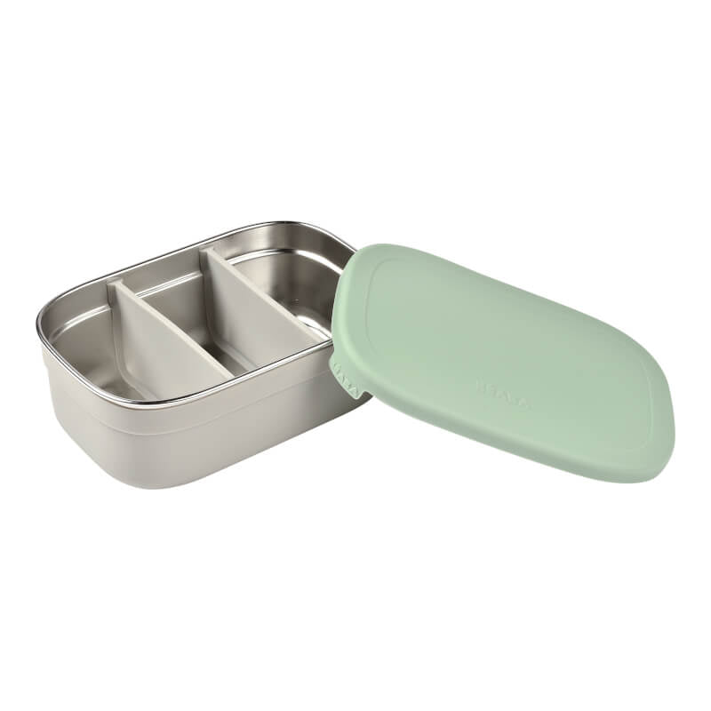 Beaba Stainless Steel Lunch Box - Sage Green