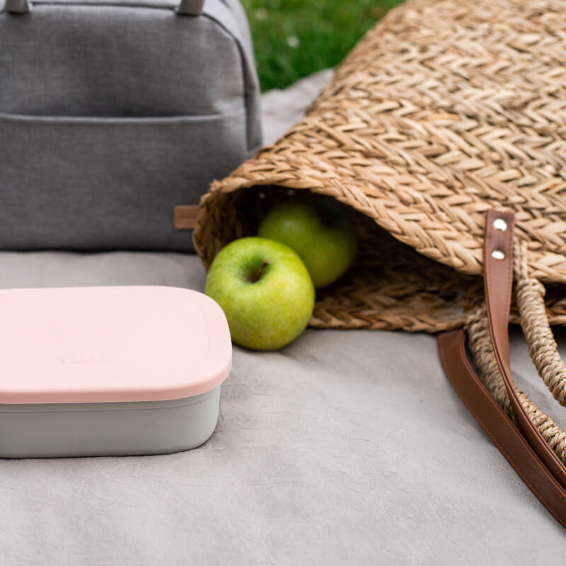 Beaba Stainless Steel Lunch Box - Vintage Pink