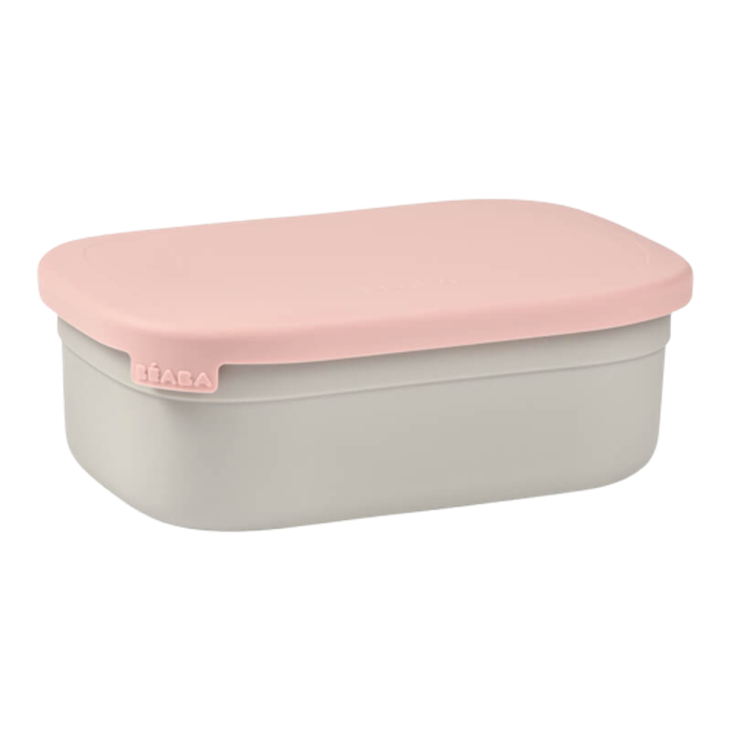 Beaba Stainless Steel Lunch Box - Vintage Pink