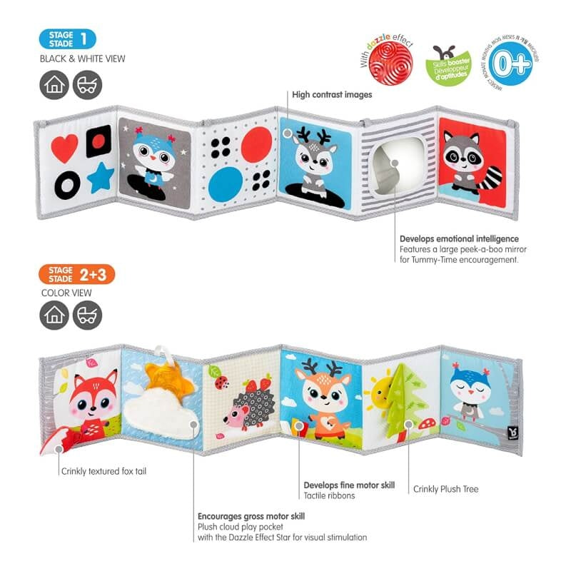 BenBat Dazzle Double Sided Soft Book