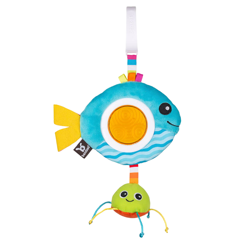 BenBat Dazzle Friends Rattle Toy - Fish