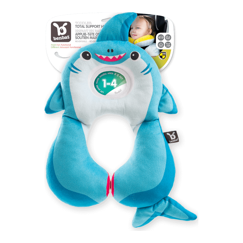 BenBat Travel Friends Headrest - 1-4 yrs - Shark