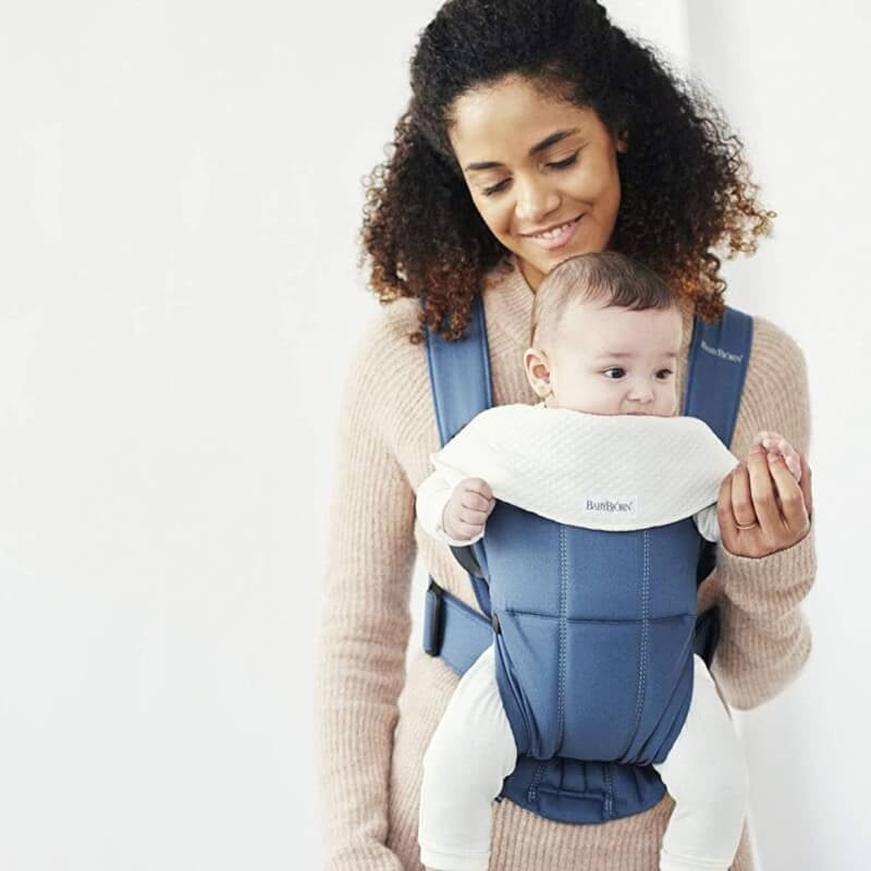 BabyBjorn Bib for Baby Carrier Mini and Move (2-Pack) - White