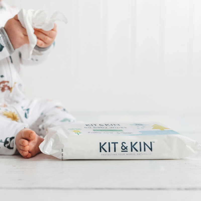 Kit & Kin Biodegradable Baby Wipes 60s
