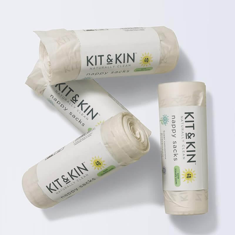 Kit & Kin Biodegradable Nappy Sacks 60s