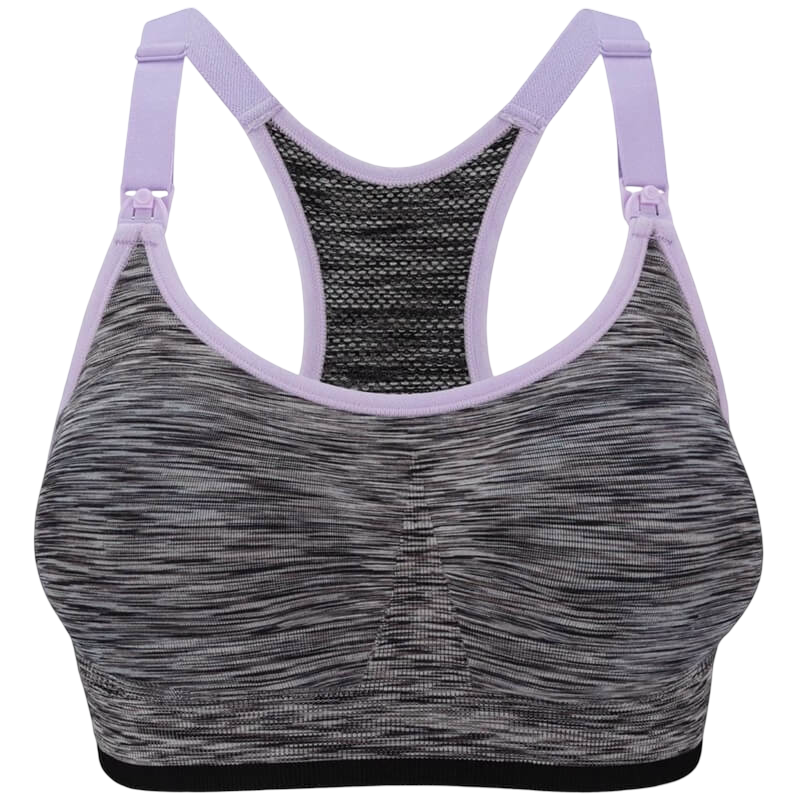 Bravado Designs Body Silk Seamless Rhythm Nursing Bra - Black Spacedye