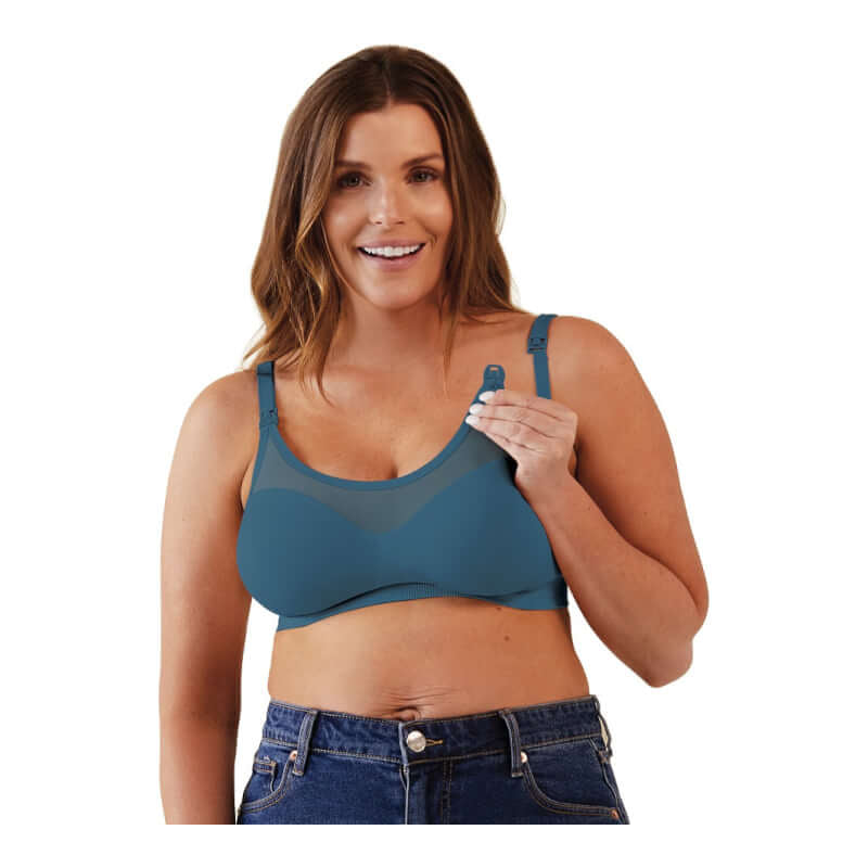 Bravado Designs Body Silk Seamless Sheer Nursing Bra - Midnight Sky