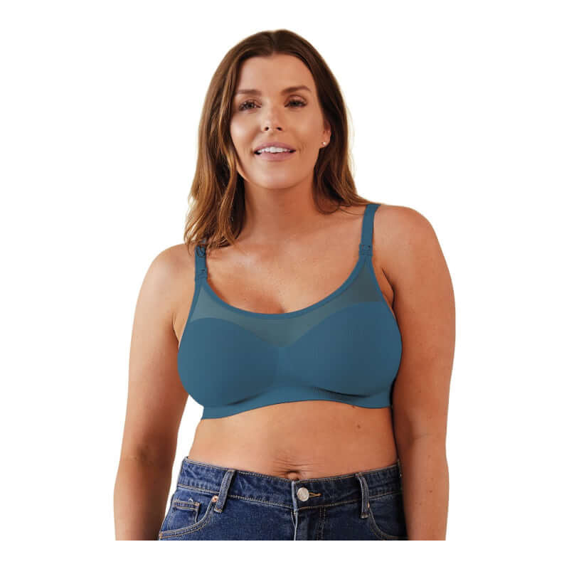Bravado Designs Body Silk Seamless Sheer Nursing Bra - Midnight Sky
